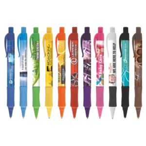 KEA balpen met gripzone en gekleurd beslag in full colour all over bedrukt