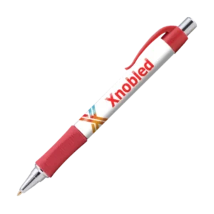 KEA balpen met gripzone en zilver beslag in full colour all over bedrukt