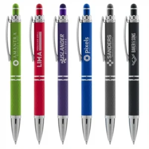 HAINAN Stylus balpen soft touch met lasergravering